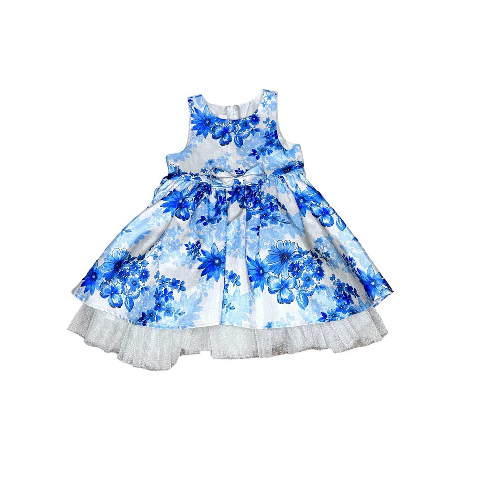 American Princess Sleeveless Floral A-Line Toddler Party Dress 3T